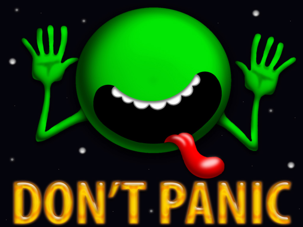 The Hitchhiker's Guild Don't Panic image
