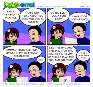 Comic 4 – “Song List”