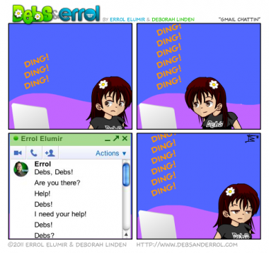 Comic 21 – “Gmail Chattin”
