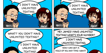 Comic 128 – “Unlimited Texting”