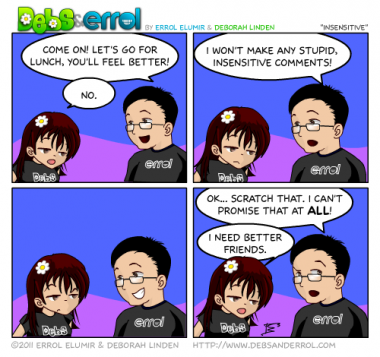 Comic 124 – “Insensitive”