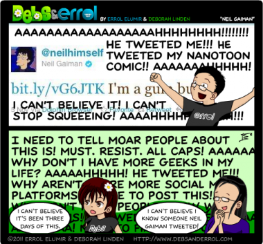 Comic 165 – “Neil Gaiman”