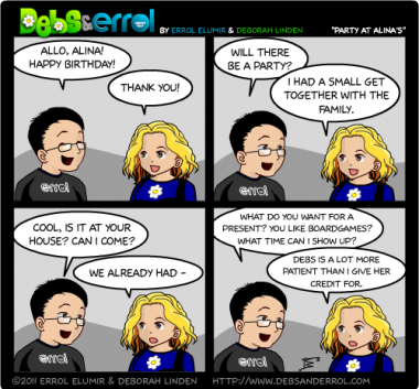 Comic 210 – “Party At Alina’s”