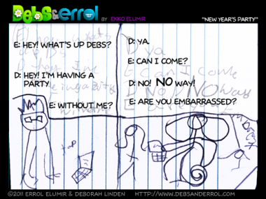 Comic 211 – “New Year’s Party” & “Movies”