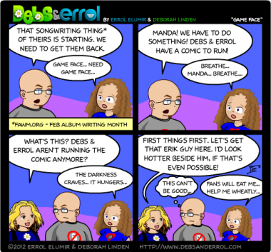 Comic 238 – “Gameface”