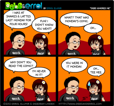 Comic 257 – “Debs Ignores Me”