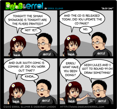 Comic 298 – “Busy Day”