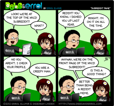 Comic 318 – “Subreddit Fame!”