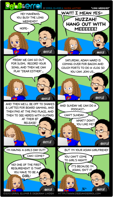 Comic 327 – “Long Weekend!”