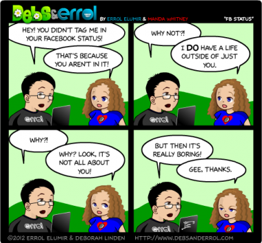 Comic 346 – “FB Status”