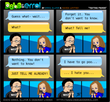 Comic 363 – “Texting Fiends”
