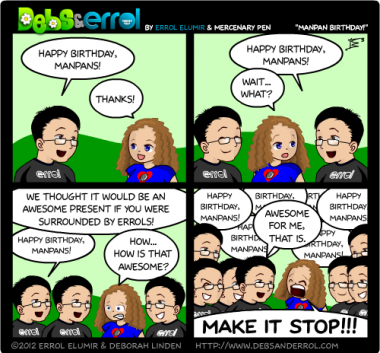 Comic 388 – “Manpan Birthday!”