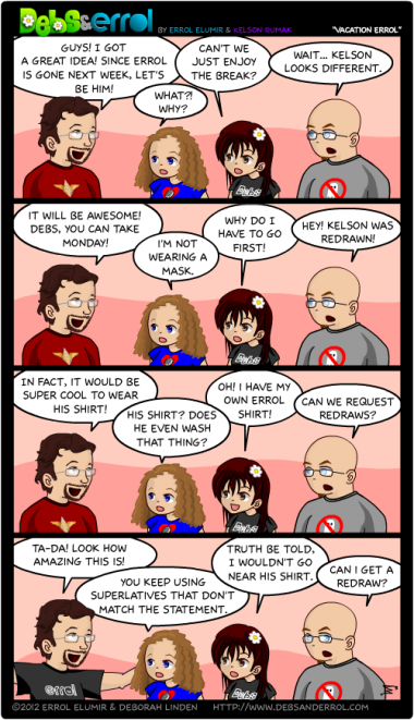Comic 392 – “Vacation Errol”