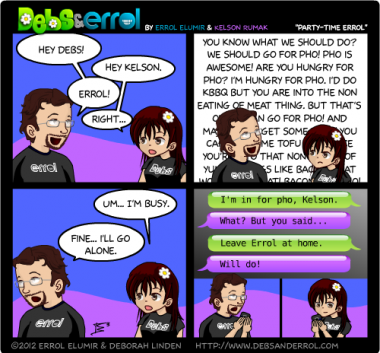 Comic 395 – “Party-time Errol”
