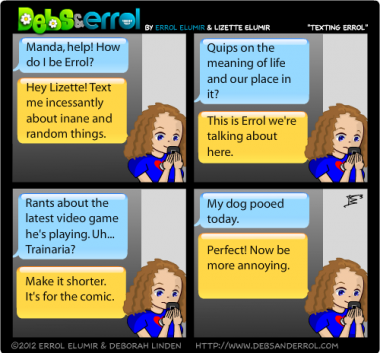 Comic 397 – “Texting Errol”