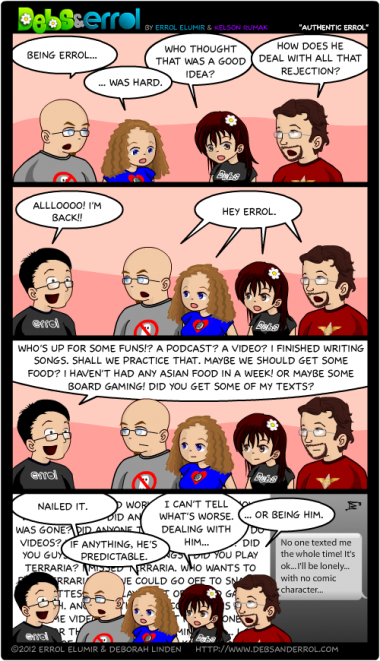Comic 398 – “Authentic Errol”