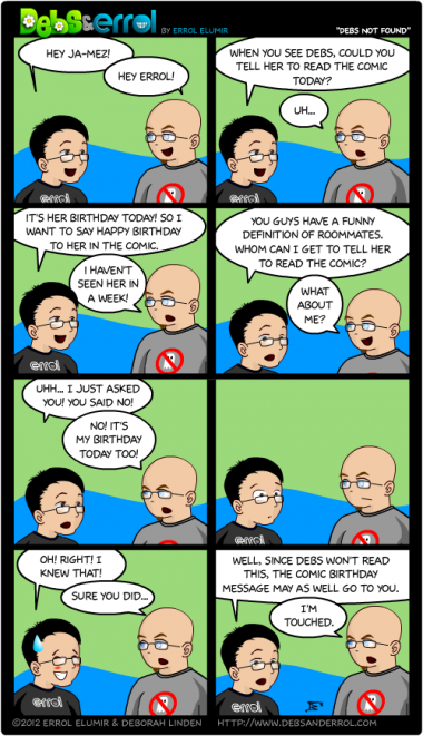 Comic 404 – “Debs Not Found”