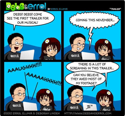 Comic 441 – “Trailer” | Debs & Errol