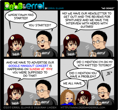 Comic 547 – “No Songs”