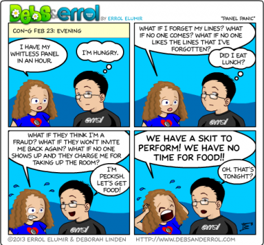 Comic 586 – “Panel Panic”