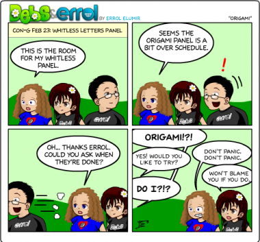 Comic 587 – “Origami”