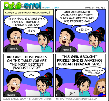Comic 593 – “Panelist Partner”