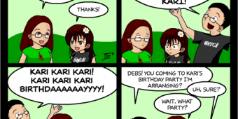 Comic 835 – “Kari Party”