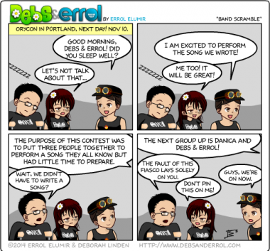 Comic 887 – “Band Scramble”