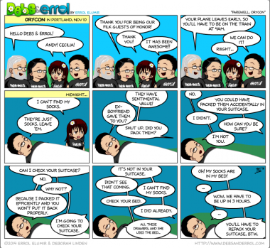 Comic 889 – “Farewell, OryCon!”