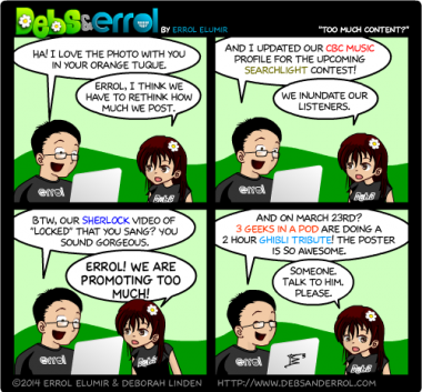 Comic 891 – “Too Much Content?”