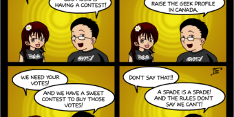 Comic 896 – “Vote Geek! CBC Music Searchlight”