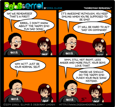 Comic 905 – “Monkeyman Rehearsal”