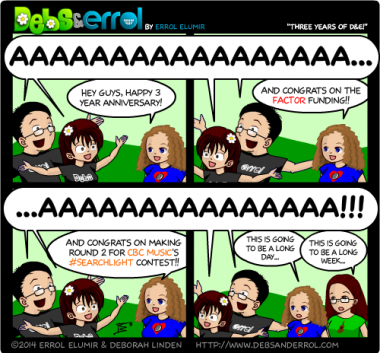 Comic 909 – “Three Years of D&E!”