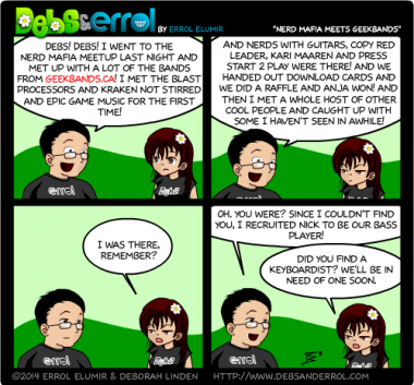 Comic 939 – “Nerd Mafia Meets Geekbands”