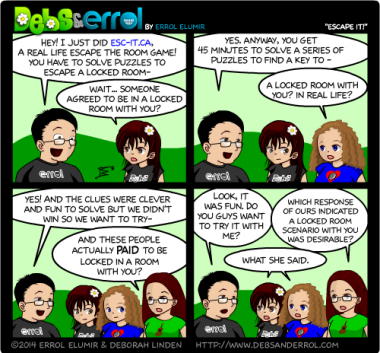 Comic 975 – “Escape It!”