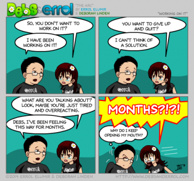 Comic 990 – “Working On It”