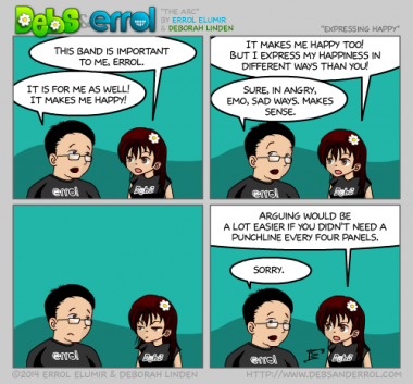 Comic 992 – “Expressing Happy”