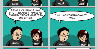 Comic 998 – “I Will Miss The Band”