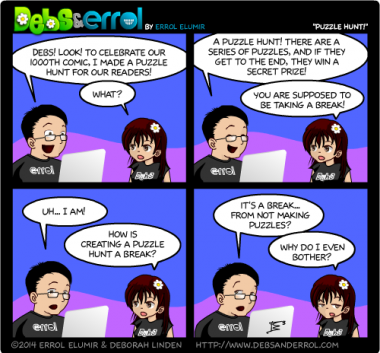 Comic 1001 – “Puzzle Hunt!”