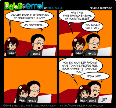 Comic 1002 – “Puzzle Reception”