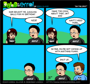 Comic 1028 – “On The Spot”