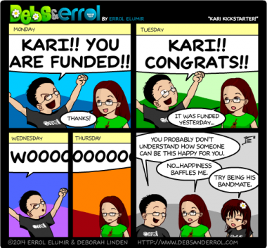 Comic 1062 – “Kari Kickstarter!”